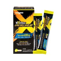 일동생활건강 아미노바이탈 단백질보충 아미노산 4000mg BCAA 아르기닌 전해질 워터, 1box, 레몬맛