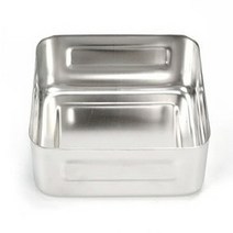 사각 보존식용기 100x80mm 스텐 단체급식 급식소 급식실 배식 함바집