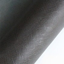 룽고가죽 재단원단 천연소가죽 사피아노무늬 8색 30X35cm 3장-가죽공예 공방 소품 악세사리 연습가죽, 블랙