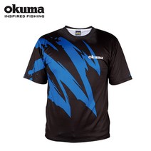 오쿠마 면 쇼트 슬리브셔츠/반팔 낚시복 낚시의류 (형제피싱-GK), M