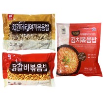 천일식품 치킨데리야끼볶음밥 300g+닭갈비볶음밥 300g+사조대림 가마솥 김치볶음밥 180g