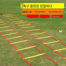 실력 축구 훈련줄 날렵사다리 격자점프 훈련 스피드사다리 스텝 훈련사다리, 5M10섹션두꺼운가방