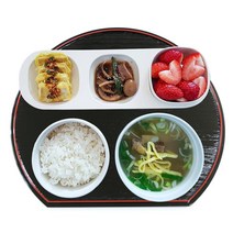 일본 반달 트레이 쟁반/우드트레이/논슬립 문트레이/반달쟁반/혼밥트레이/나무트레이/원형트레이