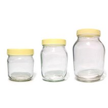 유리꿀병 600g 1.2kg 2.4kg /피클통 소분병 고추장병, 8개