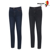 [마코 SALE] (여성)심플스티치밴딩 데님 팬츠_MJW4DP01