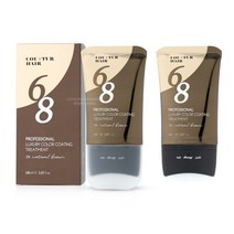 NEW 시즌2 꾸띄르헤어 프로페셔널 럭셔리 컬러코팅 트리트먼트 브라운 150ml, 내추럴 브라운 150ml (뿌리빗형)
