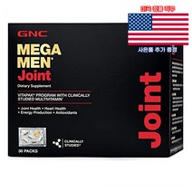 GNC 메가맨 조인트 비타팩 프로그램 30팩 지앤씨 Mega Men Joint 사은품 증정