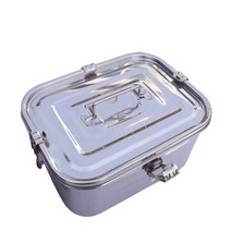 사각 스텐 김치통 소형 밀폐용기 김치용기 김치보관통 장아찌통 냉장고김치통 오이지통 김치냉장고통