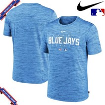 [미국정품] 나이키 MLB 토론토 블루제이스 Authentic Collection Velocity Performance Practice - Powder Blue 911146