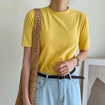 난닝구 여성용 마닐 베이직 반팔티