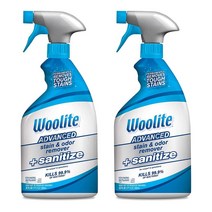 Woolite Advanced Stain & Odor Remover + Sanitize 울라이트 얼룩 냄새 제거제 650ml 2팩