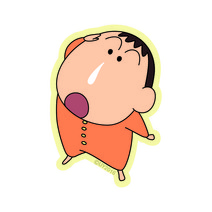 빅 꿈꾸는 짱구 똑디톡 스마트톡 그립 아크릴 톡 악세사리 핸드폰 휴대폰 거치대, 꿈꾸는 맹구