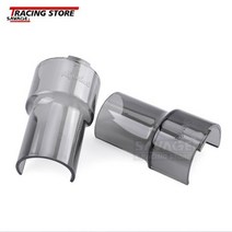 55-58mm 오토바이 프론트 포크 커버 게이터 게이터 부트 충격 보호대 먼지 방지 액세서리 야마하 YZF R3 R7 R25 MT03 MT25, 2PCS Smoke