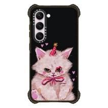 [정품] Casetify 삼성 갤럭시 S23용 울트라 임팩트 케이스 - 블랙 그레이트 라멘 투명 271863, Calculating... By Catwheezie, Impact