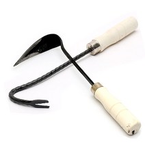 잔디 호미 (잡초 제초 벌초 빠루 약초캐기 정원 원예 농기구 주말농장 텃밭), 갈퀴