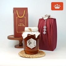 소백산 호랑이 천연 토종 프리미엄 야생화꿀 답례 한국전통선물 보자기포장 벌꿀 2.4kg, 1개, 2400g