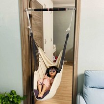 그네의자 흔들그네의자 원목 라탄 정원 의자, H