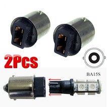 2Pcs T10 W5W 168 194 1157 BAY15D 두 연락처 1156 Ba15s LED 라이트 램프 전구베이스 컨버터 어댑터 변압기 소켓, 01 T10 to 1156 Ba15s