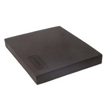 토구 짐볼 폼 롤러 보수 볼 에어 쿠션 새로운 밸런스드 요가 허리 트레이닝 밸런스 패드 발목 무릎 재활 물리 치료 밸런싱 트레이닝 매트, 검은 색