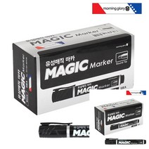 안지워지는매직 두꺼운매직 굵은 유성매직 12P 흑색 둥근매직 두꺼운매직펜