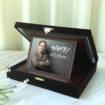 주문제작 상패 감사패 벨벳케이스 포함, 화이트