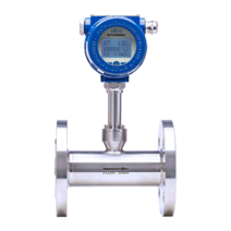 열 가스 질량 유량계 압축 공기 천연 산소 질소 측정, DN65 플랜지 파이프 유형