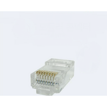 랜스타 RJ45 CAT.6 UTP 절연선 관통형 컨넥터, 투명, 500개