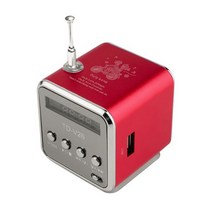 블루투스스피커 pc usb 무선 미니 거실 휴대용 차량용 블루투스 스피커 핸즈프리 샤워 욕실 FM 라디오 수신기 MP3 5.0 플레이어 사운드 바 TF 카드, CHINA_빨간, [03] Red