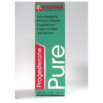 미국 카루나 Karuna 천연 내추럴 프로게스테론 퓨어 황체 호르몬 크림 무향 2oz(57g) 남성 여성 남여공용, 1개