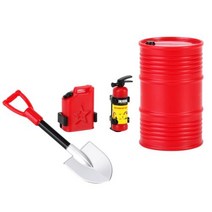 INJORA118 124 RC 크롤러 자동차 TRX4M SCX24 FCX24 Enduro24 용 연료 탱크 쇼블 오일 드럼 성형 장식, Combo Pack A