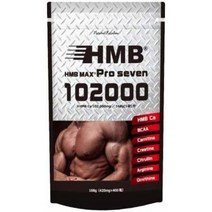 kumiJP [102 000mg 포함] HMB MAX PRO SEVEN 400 정제 100 200mg & BCAA 크레아틴 시트룰린 아르기닌 보충제, One size, 1세트