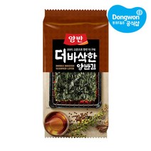 양반 더바삭한김 식탁김(8매), 단품