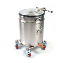 [감성하우스] 스텐 잔반통 음식물 쓰레기통 수거통 짬통 음쓰통 25G, 25G_(490_×_580)／FREE