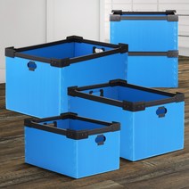 오픈적재형 물류창고 보관박스 적재단프라 대형프라스틱 포장이사, 오픈적재형 대-1 파랑