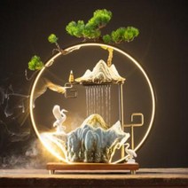 미니 실내 분수대 인테리어 소형 인공 폭포 안개발생기 가정용, AK