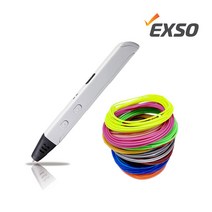 EXSO 엑소 LEDGO-3D펜+노즐+PLA필라멘트15색 set, 단품