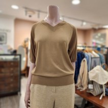 BCBG Y 위탁 브이넥 - B4B3Y996 71 [L/BEIGE]