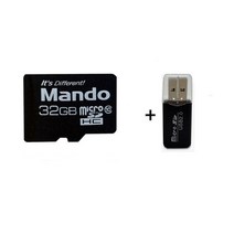 만도 메모리 블랙박스 마이크로SD 32GB+SD리더기 증정