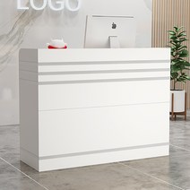 네일샵카운터 네일 카운터 책상 소형 계산대 포스기, 120x45x90 흰색 대리석 색상