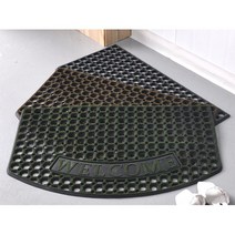 실외 고급 고무발판 welcome 글씨 질긴 현관매트50x80 현관카펫트 발매트 업소용매트, 그레이