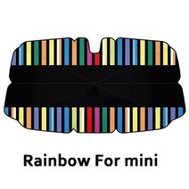 햇빛 가리개MINI cooper용 접이식 우산 자동차 양산 전면 후면 윈드 실드 바이저 미니 쿠퍼 F56 R50 R55 R5, 03 라벤더