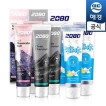 애경 2080 퓨어 치약(히말라야솔트/베이킹소다) 120gx6개, 히말라야 마운틴 솔트치약 120gx6개(크리스탈)