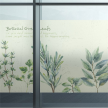 [뭉키데코] 무점착반투명시트_MSC-124_워터리프 01(C02_W120xH180cm), C02_W120xH180cm