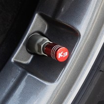 기아 올 뉴 K3 타이어밸브캡 튜닝 마개, 블랙