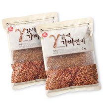 두보식품 갈색가바 현미 3kg 2봉 (국내산 / 21년 햅쌀), 2개