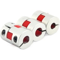 알루미늄 리지드 샤프트 커플링 1 pc D20L25 매화 플렉시블 꽃 모터 커넥터, 06 8mmX10mm