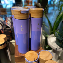 스타벅스 리저브 x 웰리 워터보틀 텀블러 (591ml), 퍼플