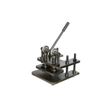 톰슨기 유압 스탬핑 수동 가죽공예 가공 도무송기계, 프레스판 260x120mm 29kg