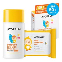 아토팜 야외놀이 선밀크 SPF50+ PA+++ 기획세트 자외선보호-735056NH, 딜라이트몰 1, 딜라이트몰 본상품선택
