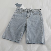 하이 퀄리티 데님 5부 청반바지 여성용 스키니진 슬림스판